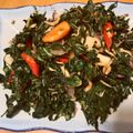 Cooksnap dari santi untuk resep Tumis Daun Singkong+Teri+Terasi
