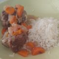 El cooksnap de Patricia Miguel cuando hizo Carrillada ibérica o ternera en olla exprés.