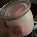 El cooksnap de Gorez cuando hizo Petit suisse de fresa.