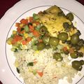 El cooksnap de ClaudiaAmaya cuando hizo Salmón al horno con aceitunas y alcaparras.