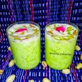 Mamta Pandya's cooksnap of when they made ગ્રીન પિસ્તા ફાલુદા વીથ આઈસકી્મ (Green Pista Falooda Ice Cream Recipe In Gujarati).