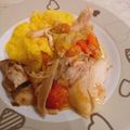 il Sharon Betti quando ha preparato Polenta con pollo in umido