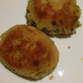 El cooksnap de MarielGuinea cuando hizo Croquetas indias rellenas con queso "Aloo Tikki".