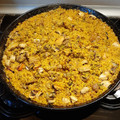 El cooksnap de fernandofm49 cuando hizo Paella de pollo y champis.