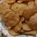 Rashida Minhaj's cooksnap of when they made Aloo ke pakory.