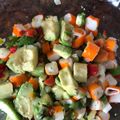 El cooksnap de saray cuando hizo Ceviche de kanikama.