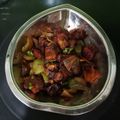 ushma prakash mevada's cooksnap of when they made ડ્રાય ચીલી પનીર (Dry Chili Paneer Recipe In Gujarati).