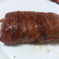 El cooksnap de Kathya Banegas Amorin cuando hizo Rollo de carne relleno con jamón queso y espinaca.