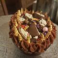 El cooksnap de Natalia Abiuso Vidal cuando hizo Huevo de Pascua trufado (cáscara rellena).