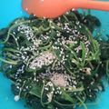 Cooksnap dari Kurnia Rimadani untuk resep Sìgeumchi Namùl |Salad Bayam ala Korea |
