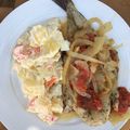 El cooksnap de Natalia Vergara cuando hizo Merluza a al horno 🐟😋.