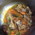 El cooksnap de tonychef cuando hizo Costillas de cerdo ibérico en salsa aromática.