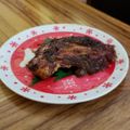 El cooksnap de Jesenia Vargas cuando hizo Chuletas de puerco a la miel.