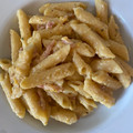 El cooksnap de Ana Pernas cuando hizo Macarrones carbonara en 15 min con olla GM H Deluxe.