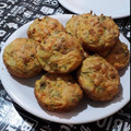 El cooksnap de Adriana Aguirre cuando hizo Buñuelos de lechuga, calabacín y zanahoria al horno.