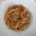 El cooksnap de Nerea Calabuig cuando hizo Macarrones integrales con pisto y atún (en Thermomix).