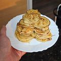 El cooksnap de Guido Forno cuando hizo Pancakes banana.
