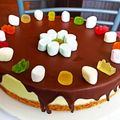 El cooksnap de Paquichu cuando hizo Tarta de nubes blancas, marhsmallows.