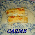 El cooksnap de carme castillo cuando hizo Canelones Rossini.