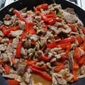 El cooksnap de Alfredo Hernández cuando hizo Carne de puerco en salsa de naranja 😋🍊.