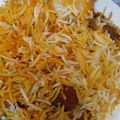 Saira Abdullah's cooksnap of when they made Beef Biryani.