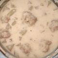 adri14 Cooksnap-ja, amikor elkészítette a(z) Tejfölös gombócos karalábé főzelék receptet.