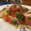 El cooksnap de RecetazasFit cuando hizo Filet de merluza en la Essen.