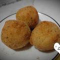 El cooksnap de SuperDesyLaChef cuando hizo Bombas de Patata con Jamón y Queso.