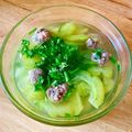Cooksnap của Linh Thùy khi họ làm theo món Canh khổ qua thịt bằm