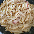 El cooksnap de maria isabel gonzalez cortes cuando hizo Macarrones a la carbonara sin cebolla.