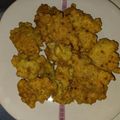 El cooksnap de Maria Jose cuando hizo Tortillitas de coliflor.