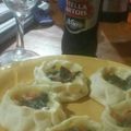 El cooksnap de Mario H. Davi cuando hizo Canastitas Caprese.