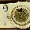 Cooksnap dari Mamitama Kitchen untuk resep Bubur kacang hijau metode 5.30.7 (+30. 7)
