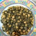 El cooksnap de Chinguifriski cuando hizo Garbanzos con espinacas.