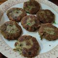 Areeba Masroor's cooksnap of when they made Chicken Shami Kabab😋.