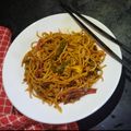Swati Ganguly Chatterjee 's cooksnap of when they made সেজোয়ান চাউ(Schezwan chow recipe in Bengali).