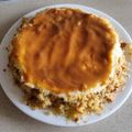 El cooksnap de Nati Lachica Sánchez cuando hizo Tarta de queso con magdalenas y sirope de fresa.
