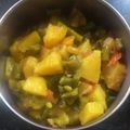 Falguni Shah's cooksnap of when they made ફણસી બટેટાનું શાક(French beans Potato Shak Recipe in Gujarati).