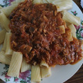 El cooksnap de María Teresa Bustamante Ponce cuando hizo Salsa para pastas con champiñones y atún.