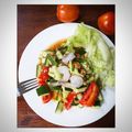 รูป Cooksnap ของ Benz Ls เมื่อเขาทำ ตำแตงกุ้งสด