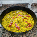 El cooksnap de Iris Aparicio cuando hizo Arroz con conejo.