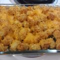 msfit333's cooksnap of when they made Hamburger tater tot cassarole.