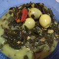 Cooksnap dari Dewi Purwanti untuk resep Sayur daun singkong bumbu kuning