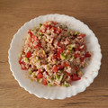 El cooksnap de Ana Isabel G C cuando hizo Ensalada de arroz con aguacate, tomate y atún.