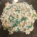 El cooksnap de patricia flocco cuando hizo Arroz integral meloso con espinacas.