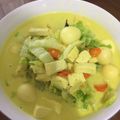 Cooksnap dari upik untuk resep Labu siam telur puyuh sawi kuah kuning