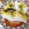 Rita Mehta ( Executive chef ) का कुकस्नैप जब उन्होंने इंस्टेंट खमन (Instant khama recipe in hindi) बनाया था।