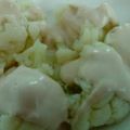 El cooksnap de MaryGlory cuando hizo Coliflor con mahonesa de anchoa.