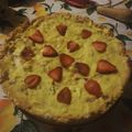 El cooksnap de Yvette Perez R cuando hizo Kuchen frutilla y crema pastelera.