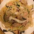 陳昭昭 的 白醬櫛瓜鮮菇海鮮義大利麵 cooksnap
